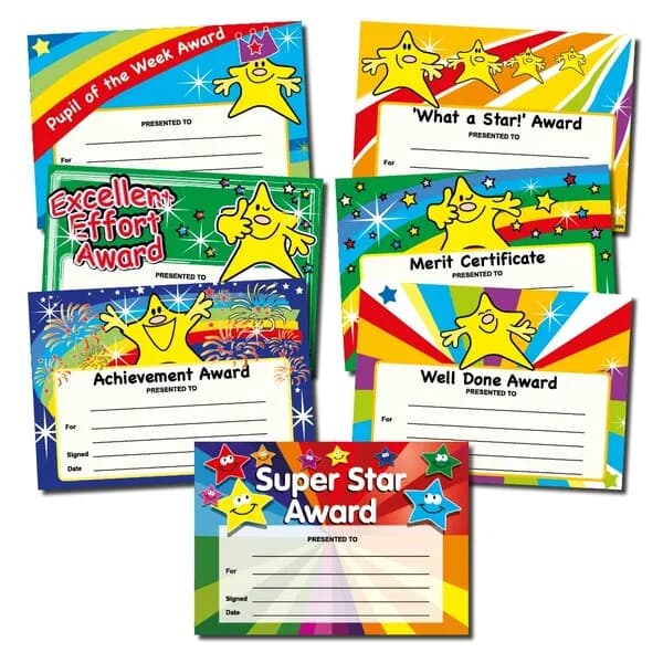Sparkling Certificate - Praise Quick Pack