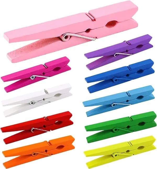 Clothespin Coloured