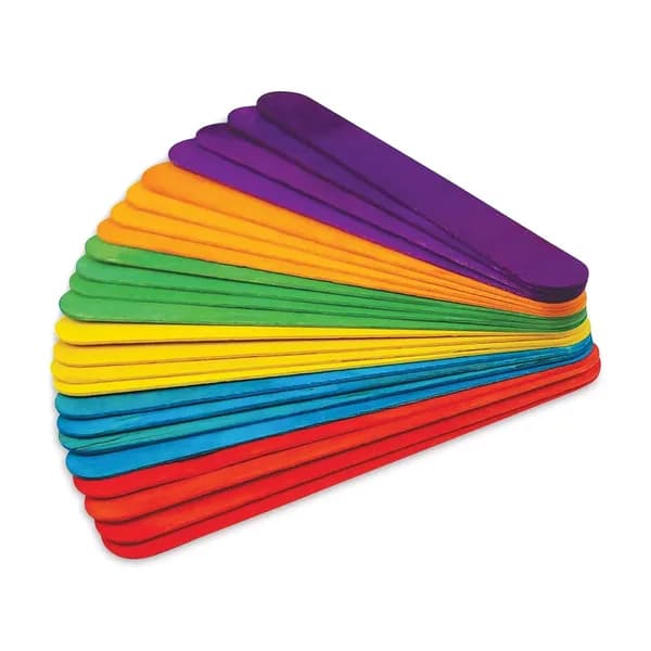 Lolly Sticks - Colored Jumbo