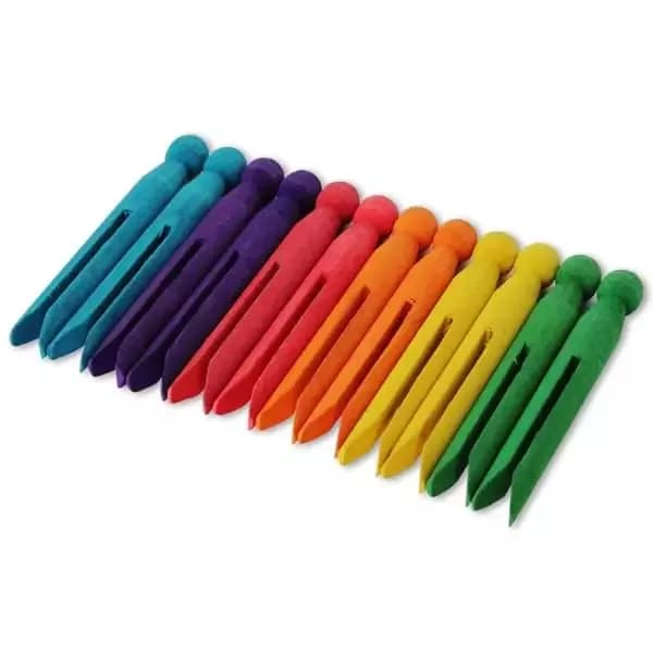 Craft Dolly Pegs Assorted Colours