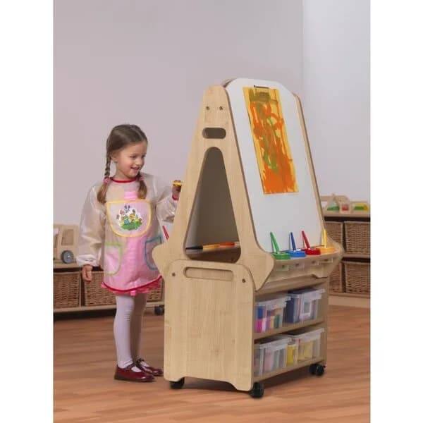 Double Sided 2in1 Easel With Storage