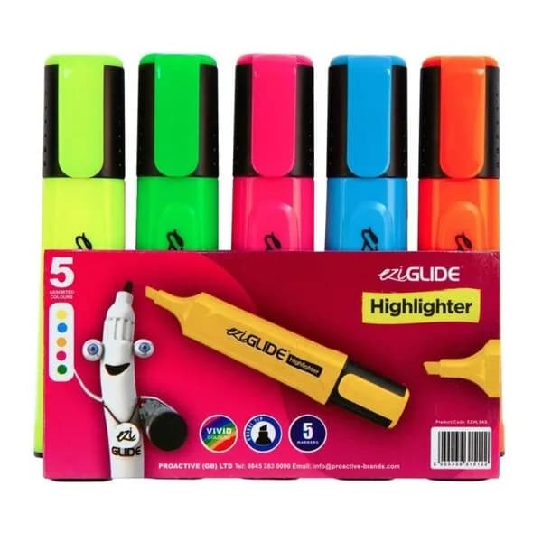Highlighter Markers - Assorted