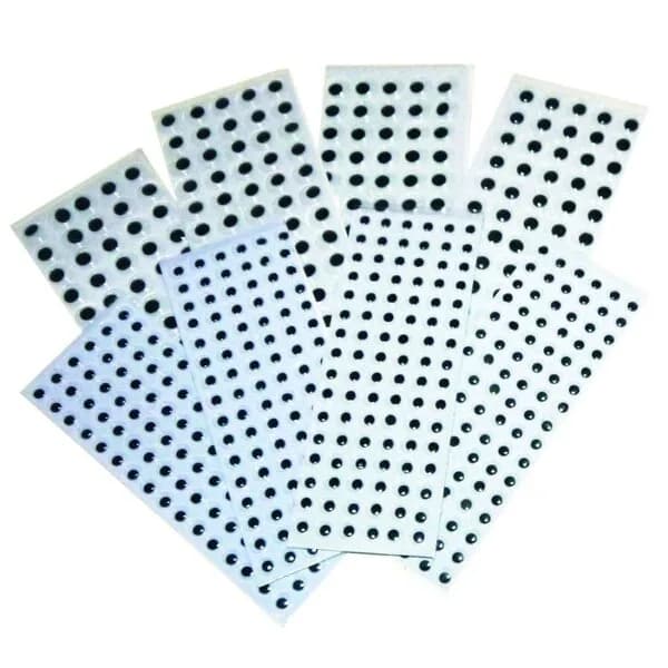 Wiggly Eyes - Sheet 590PCS