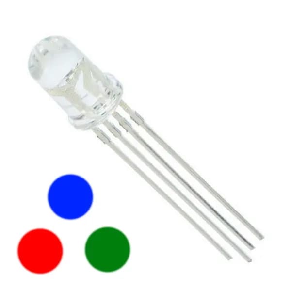 5MM LED RGB Tri-Color 4 Pin Common Cathode