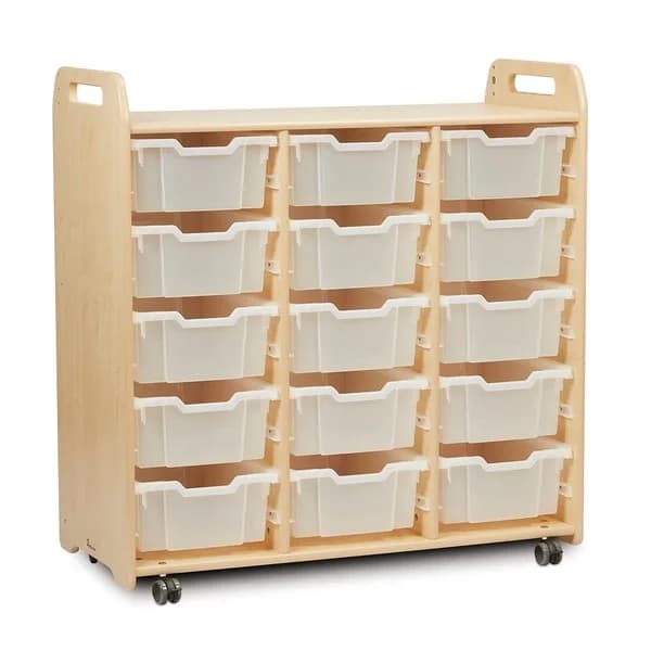 3 Column Tray Storage Unit