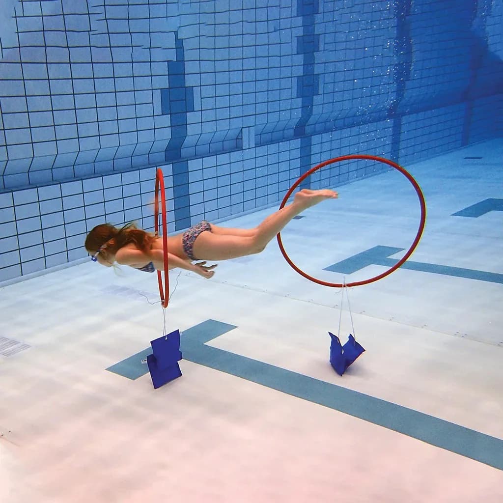 Weighted Underwater Swimming Hoops