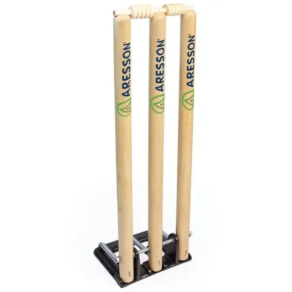 Wooden Cricket Stumps & Bails Set