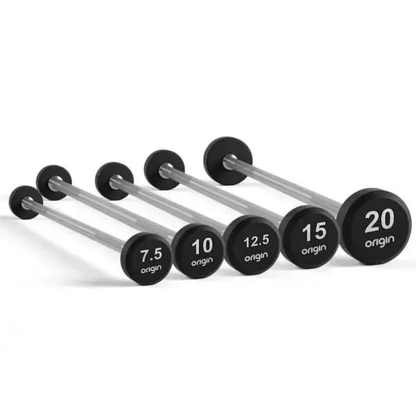 Rubber Barbell Set