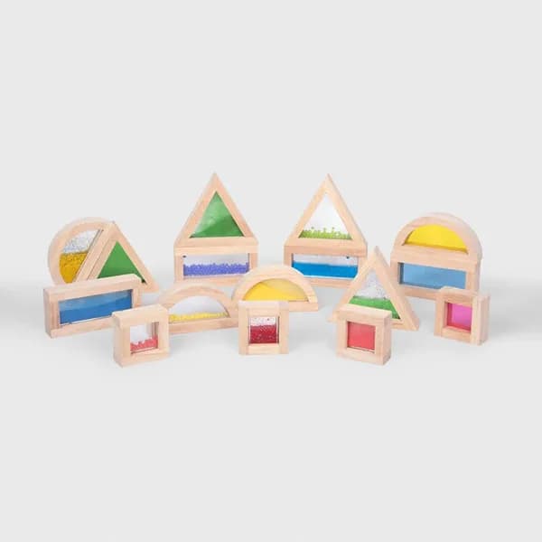 Rainbow Sensory Blocks