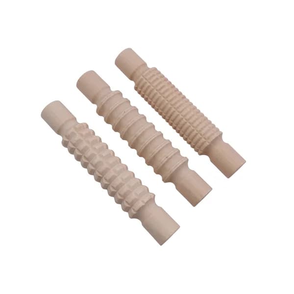 Rolling Pin - Patterned (Wooden)