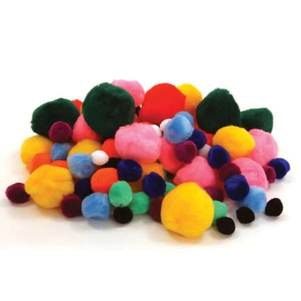 Pom Poms - Big & Small 100PCS
