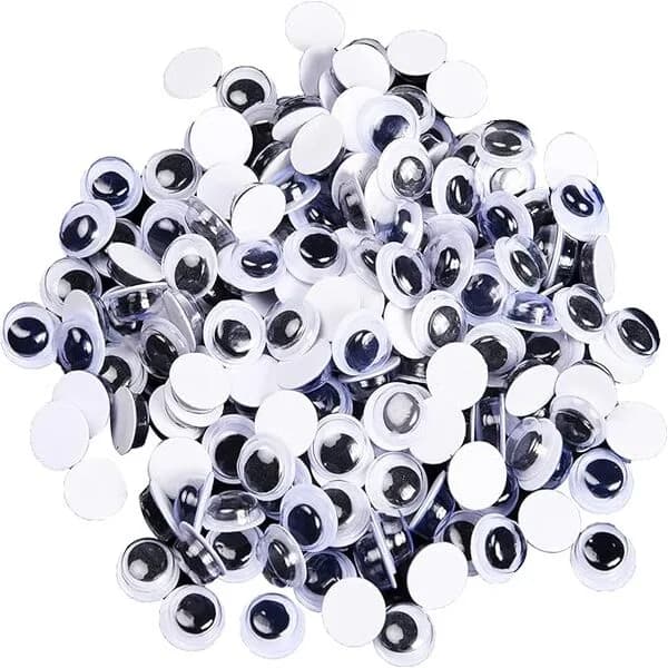 Wiggly Eyes - Black 1000PCS