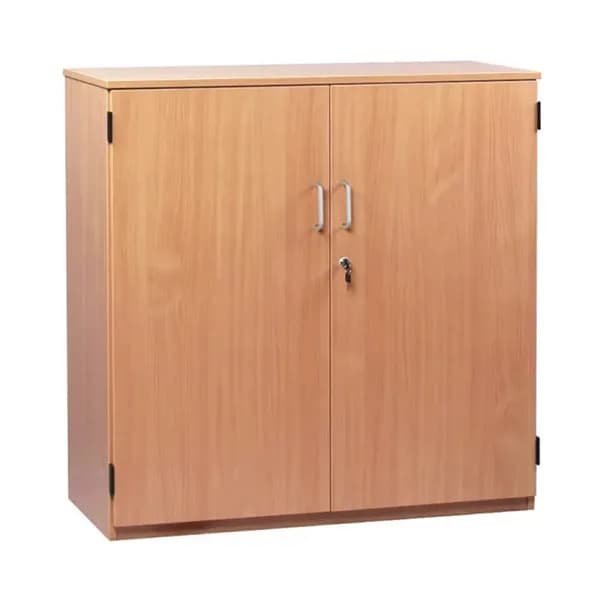 Stock Cupboard With 1 Fixed & 2 Adjustable Shelves - H1018mm