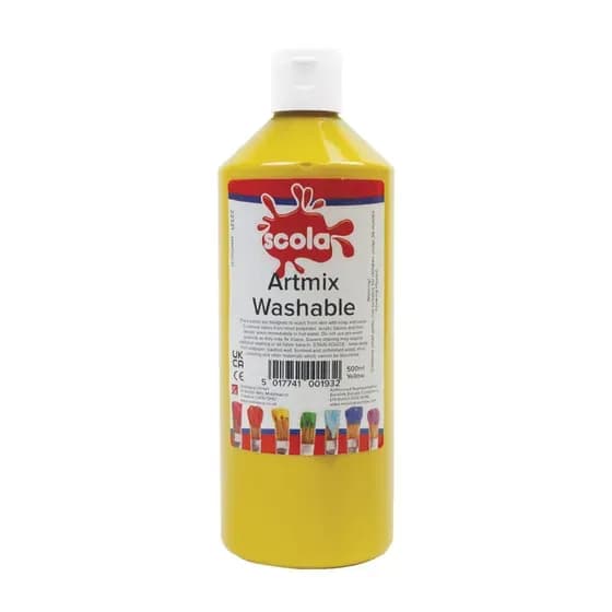 Artmix Washable Yellow - 500ml