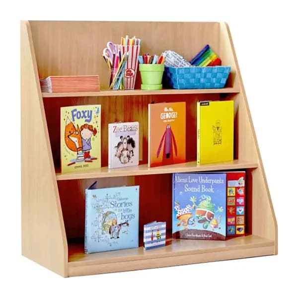 Library Unit With 3 Fixed Straight Shelves