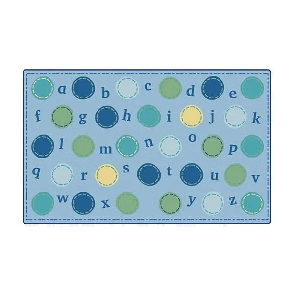 Alphabet Dots Rug Nature- Medium