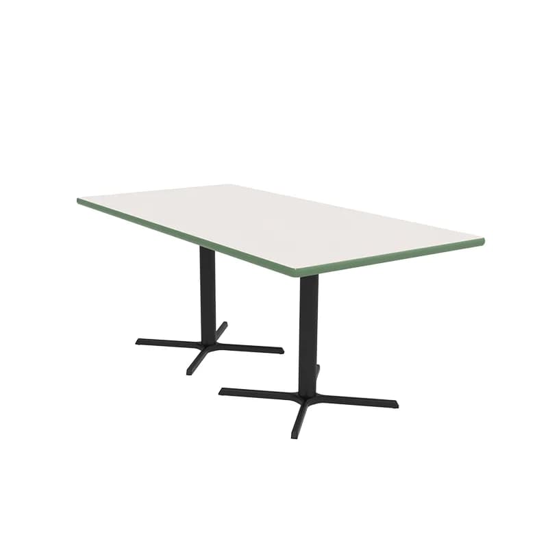 Café Table- Rectangle with X Base 914x1829mm