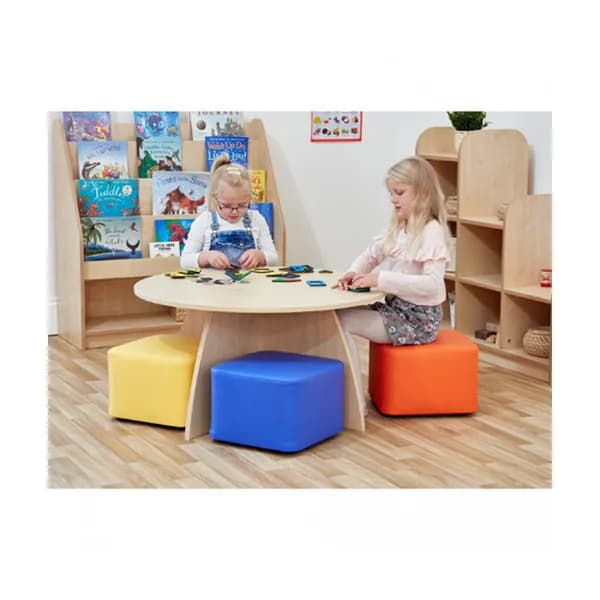Activity Table with Four Cube Seats