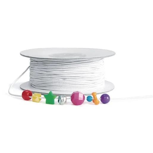 White Beading Elastic