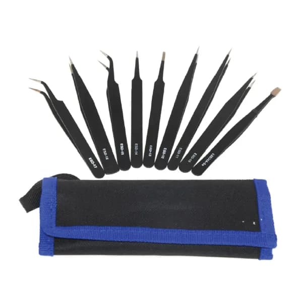 Tweezers set (ESD Stainless Steel)