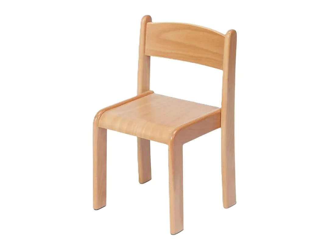 Beech Stacking Chair - H260mm