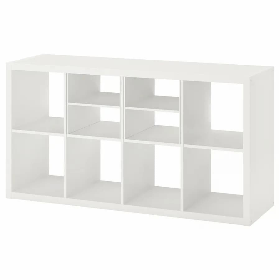 Shelving unit, with 2 shelf inserts