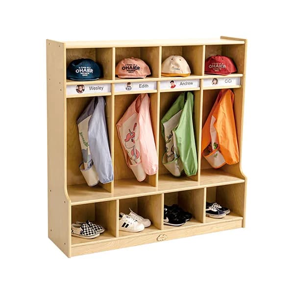 12 - Section School Bag Cabinet