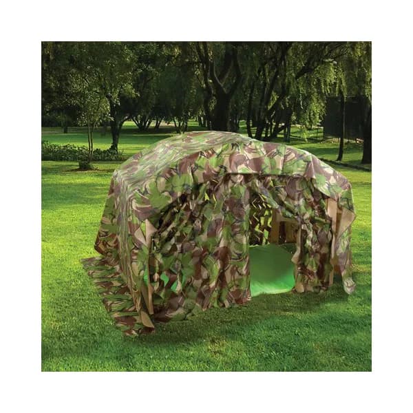 Indoor/Outdoor Floding Den plus Camouflage Den Kit