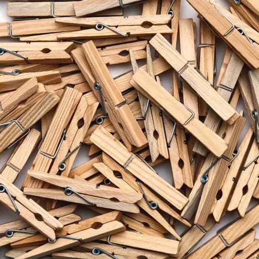 Clothespins Wooden