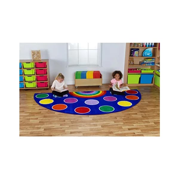 Rainbow Semi-Circle Carpet