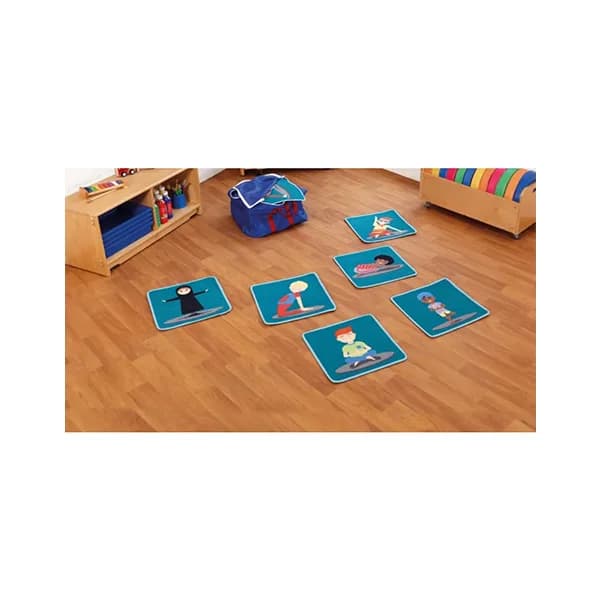 Yoga Position Mini Placement Tiles