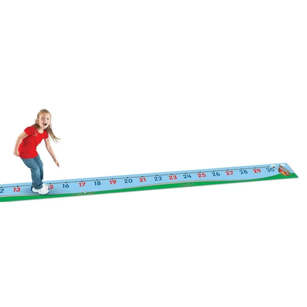 0–30 Number Line Floor Mat