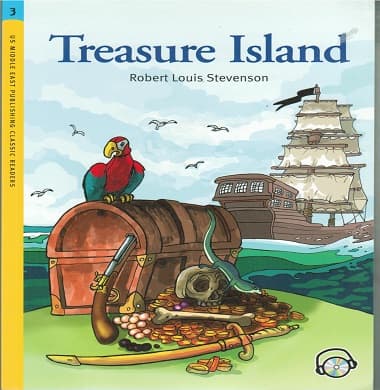 US Middle East Classic Readers - Level 3 - Treasure Island Student's Book with Audio CD