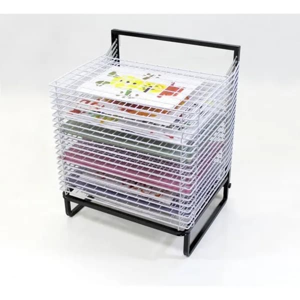20 Shelf Spring Loaded Floor Drying Rack