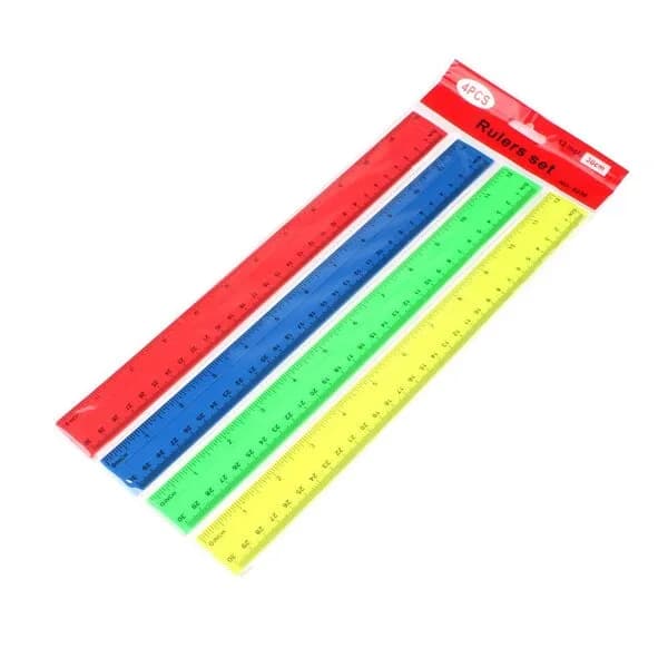 Ruler- Shatter Resistant Coloured
