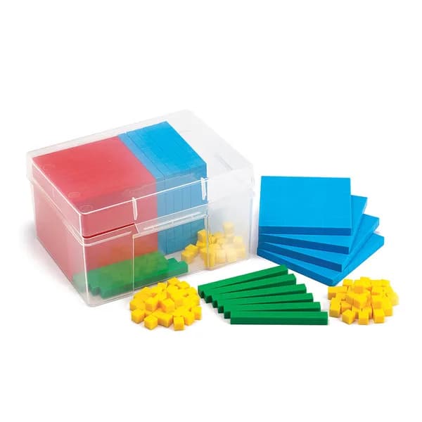 Plastic Base Ten (4-color)