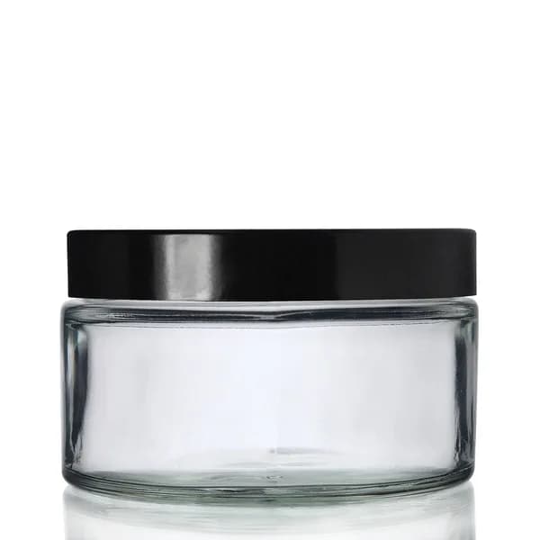 Glass Cosmetic Tins with screw cap 30ml