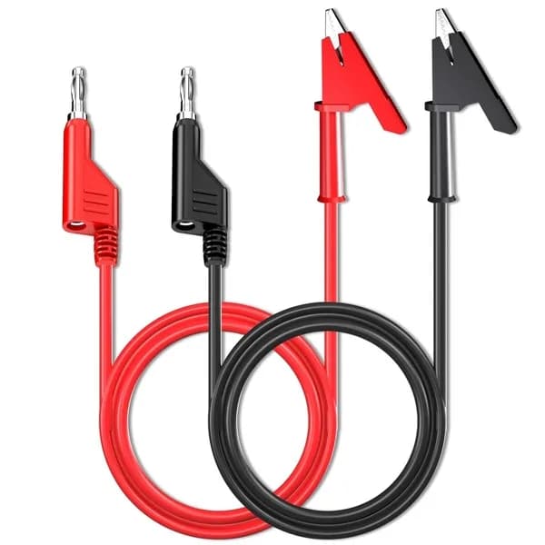 Banana Plug to Crocodile (Alligator) Clips
