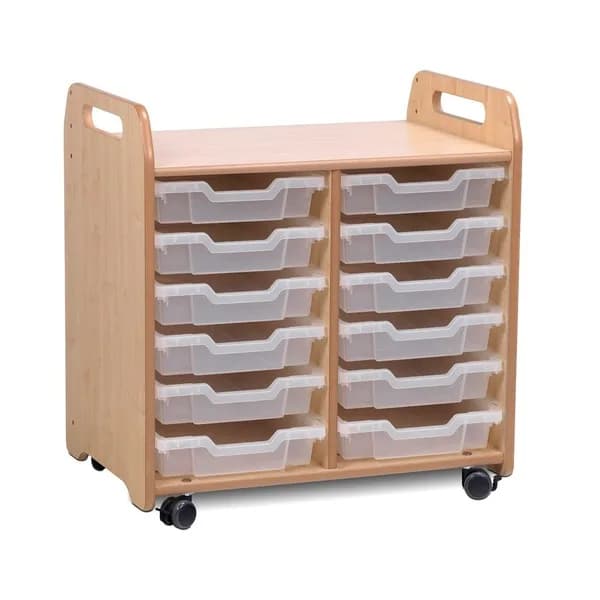 2 Column Tray Storage Unit