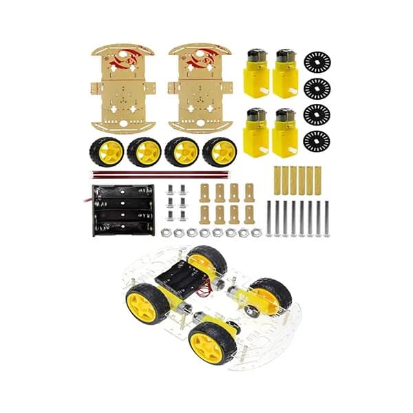 4WD Smart Robot Car Chassis Kit (with Box)