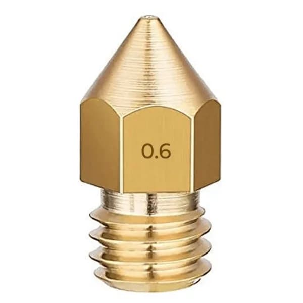 MK8 Brass Nozzle 1.75/0.6mm Filament