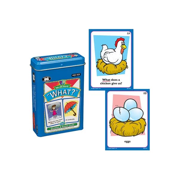 Ask And Answer® "What" Cards
