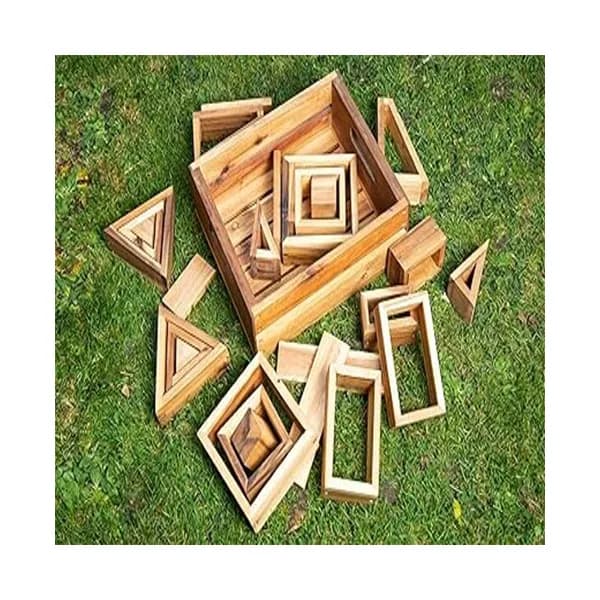 Wooden building blocks - Large