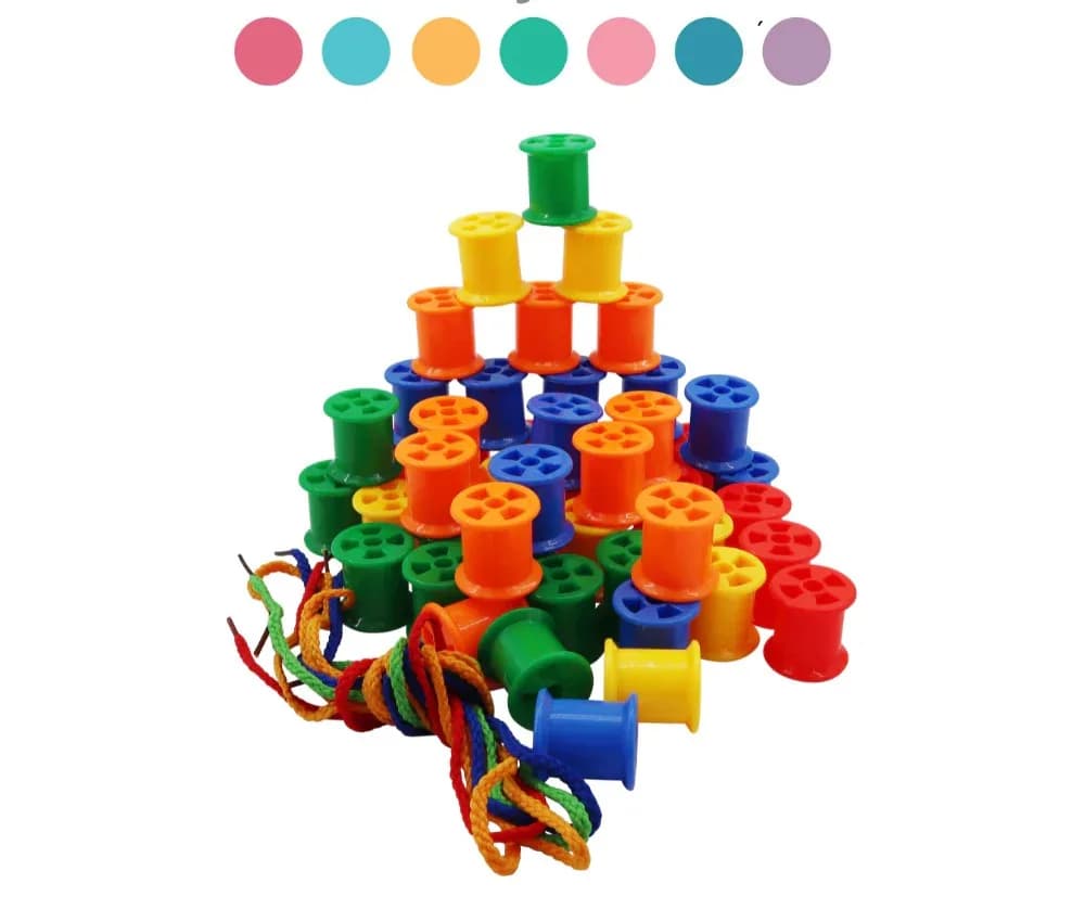 Plastic Cotton Reels and Laces