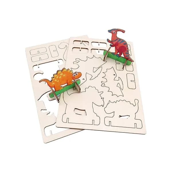 Wooden Press Out - Dinosaurs