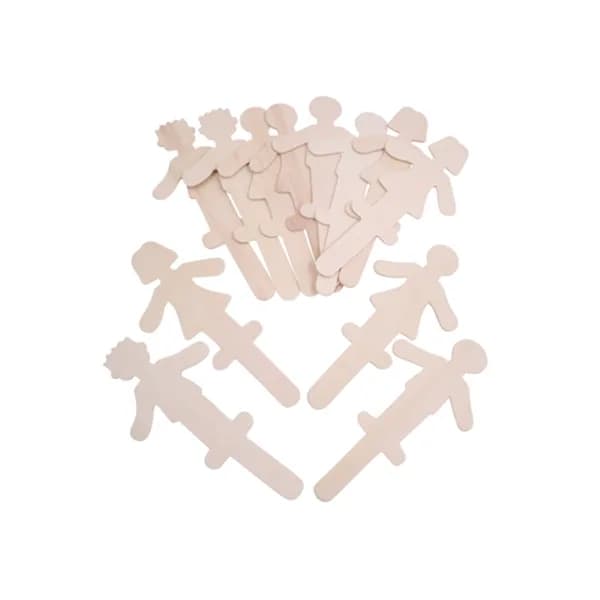 Wooden Craft Sticks - Large People