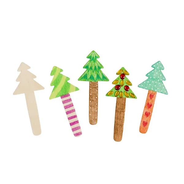 Wooden Craft Sticks - Fir Tree