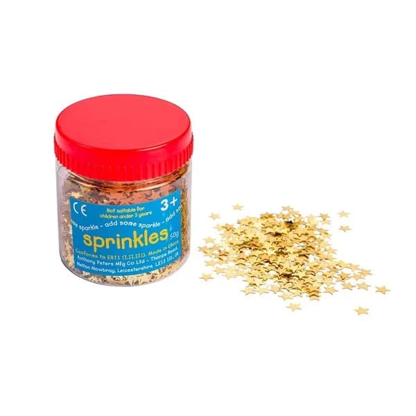 Sequins - Star, Gold