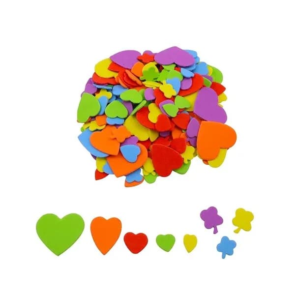 EVA Foam - Hearts and Flowers