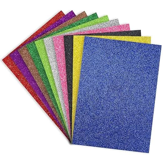 Foam sheets - Glitter (non-adhesive)
